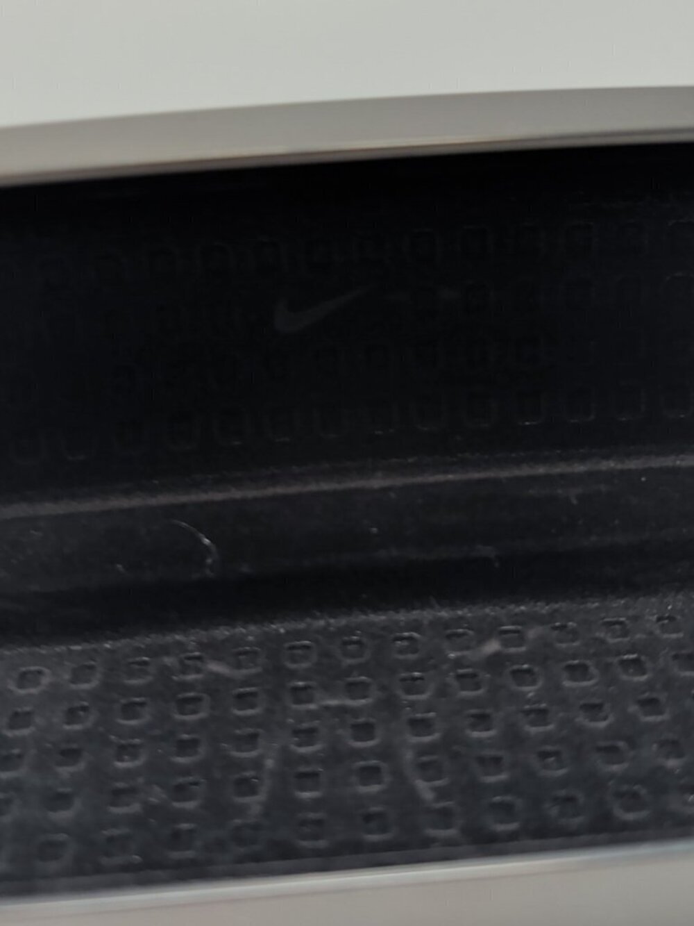 Nike Black Hard Sunglasses Eyeglass Glasses Case Felt Lined Clam Shell Italy Y2K - Picture 6 of 11